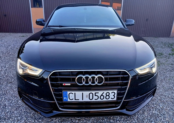 Audi A5 cena 67500 przebieg: 128000, rok produkcji 2016 z Jelenia Góra małe 529